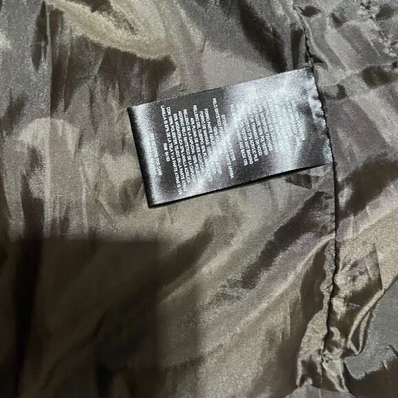 Calvin Klein Puffer Jacket Duck Down Waterfowl Feathers Brown Small - Picture 10 of 11